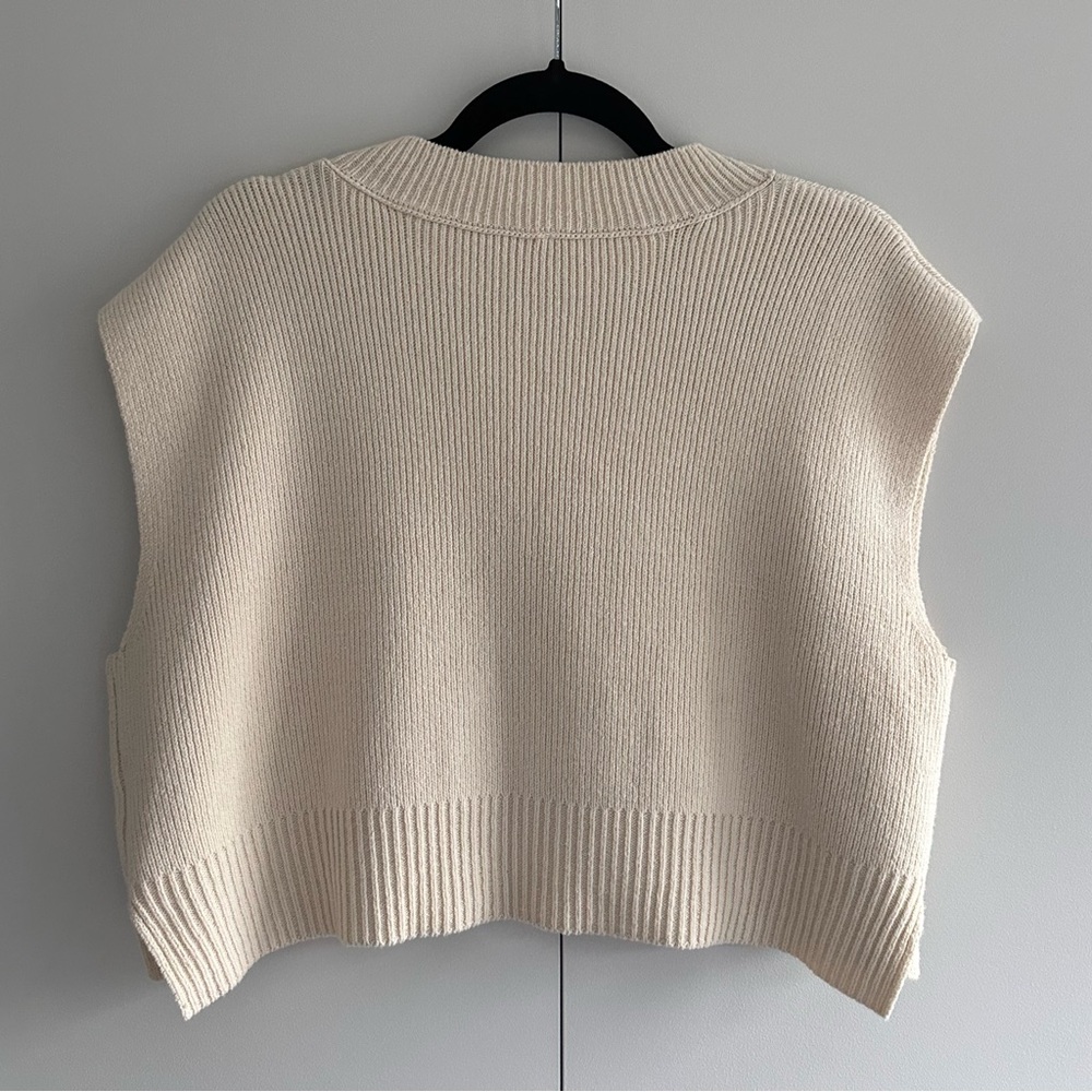Free People Easy Street Vest in Cream - Size XS - Picture 16 of 16
